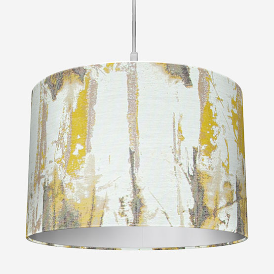 Harlequin Eco Takara Ochre and Temple Grey lamp_shade