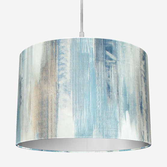 Harlequin Estrato Denim Sky and Nude lamp_shade