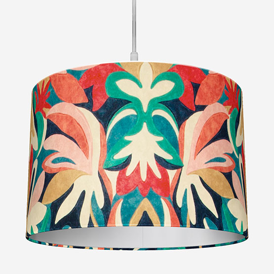 Harlequin Melora Brazilian Rosewood and Ink Amazonia Lamp Shade
