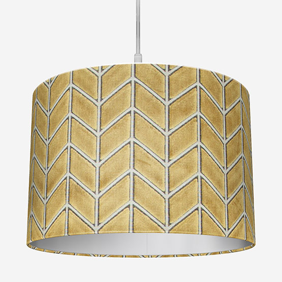 Harlequin Perplex Ochre lamp_shade