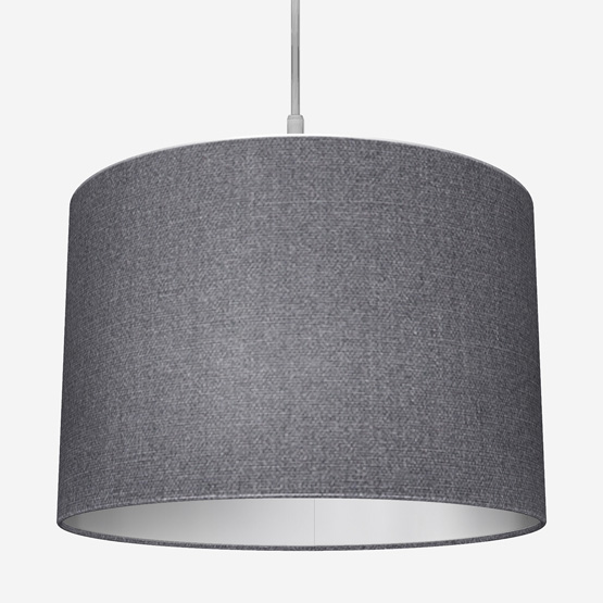 Hessian Plain Charcoal Lamp Shade Blinds Direct