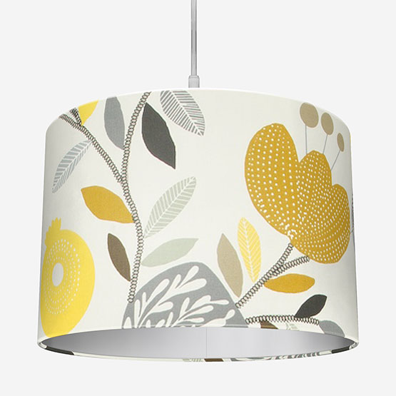 Pomegranate Trail Ochre Lamp Shade