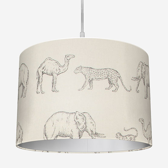 Prairie Animals Anthracite Lamp Shade