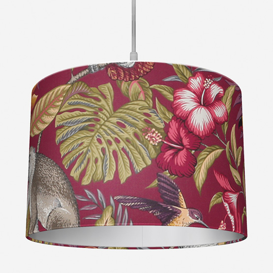 Rainforest Cranberry Lamp Shade