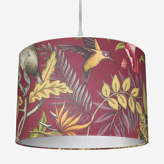 Rainforest Cranberry Lamp Shade
