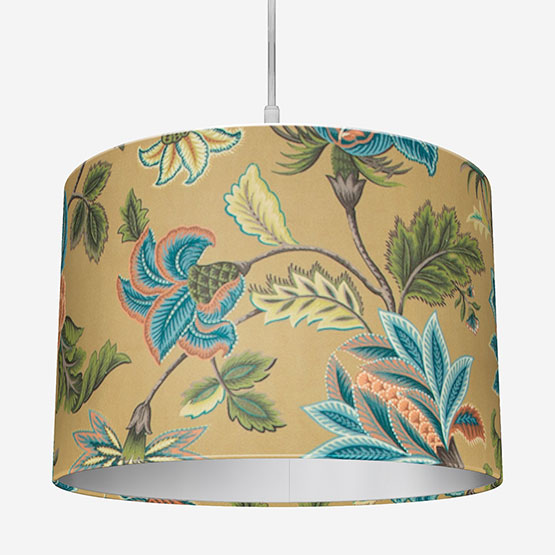 iLiv Sarita Velvet Ochre lamp_shade