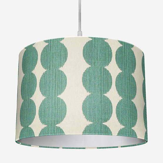 Segments Teal Lamp Shade