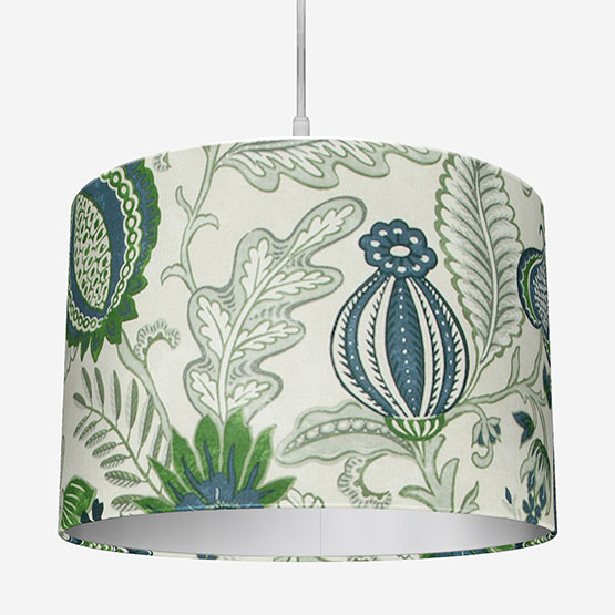 Winter Fruits Navy Lamp Shade