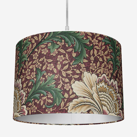 Winter Garden Garnet Lamp Shade