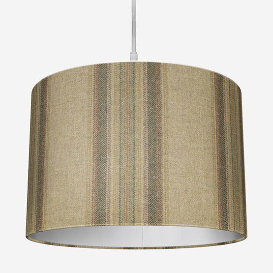MOON Wentworth Stripe Natural Olive Easy Fit Lamp Shade