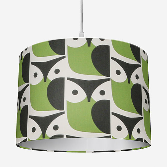 Orla Kiely Owl Chalky Green Lamp Shade