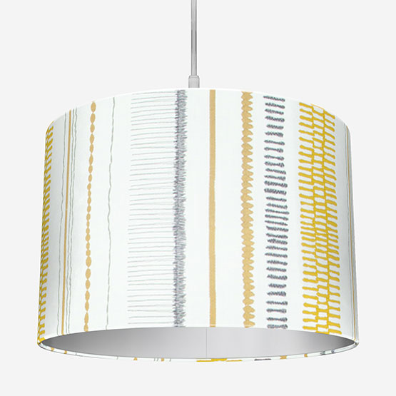 Scion Noki Ochre and Hemp Charcoal Lamp Shade