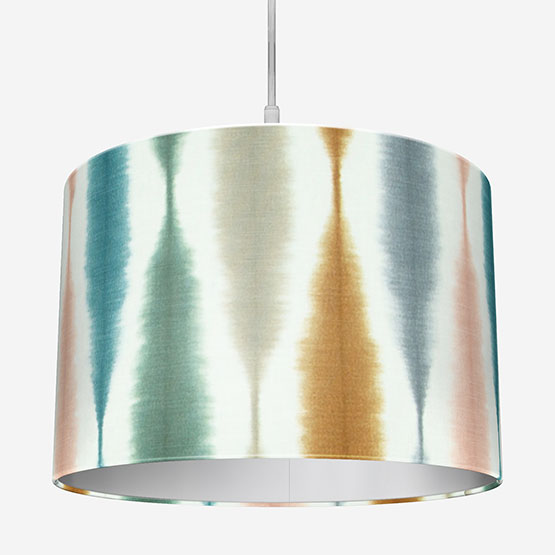 Scion Usuko Olive Ginger and Teal Lamp Shade