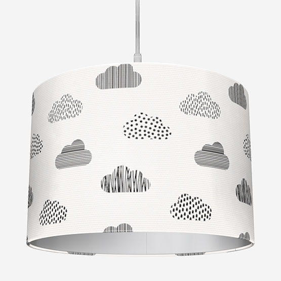 Sonova Studio Doodle Clouds Monochrome Lamp Shade