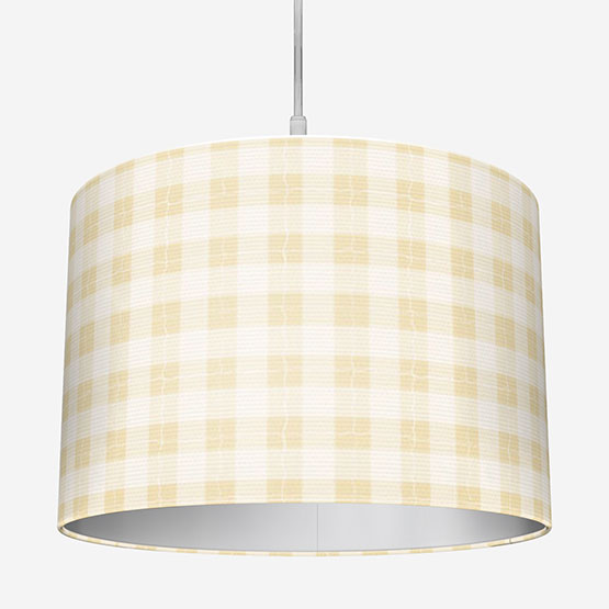 Sonova Studio Gingham Butter Yellow Lamp Shade