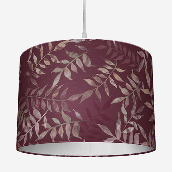 Sonova Studio Kaleidoscope Leaves Berry red lamp_shade