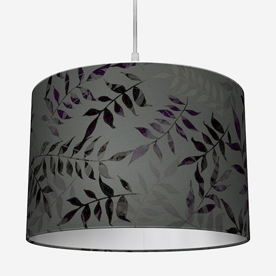 Sonova Studio Kaleidoscope Leaves Charcoal lamp_shade