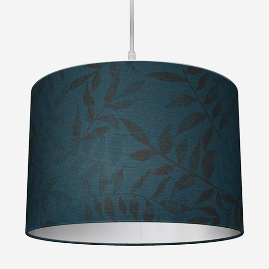 Sonova Studio Kaleidoscope Leaves Midnight Blue Lamp Shade