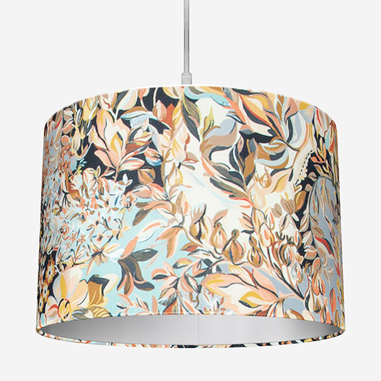 Aubrey Velvet Noir and Mineral Lamp Shade