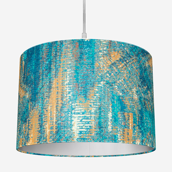 Hillcrest Velvet Teal and Spice Lamp Shade