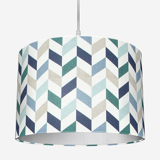 Phoenix Mineral and Navy Lamp Shade