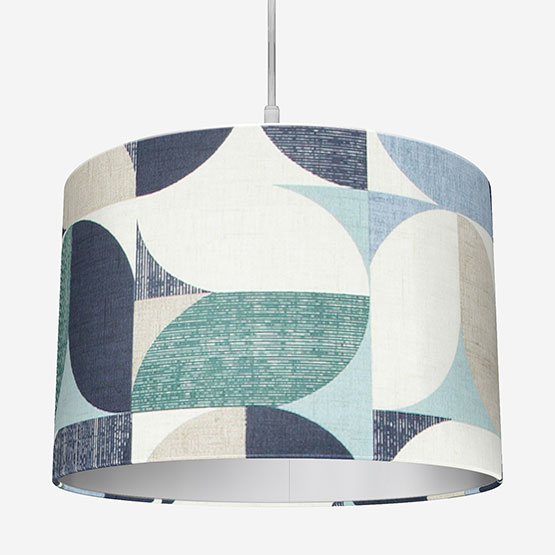 Reno Mineral and Navy Lamp Shade