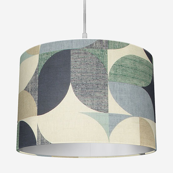 Reno Mineral and Navy Lamp Shade