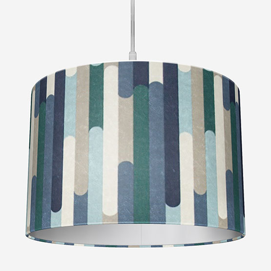 Seattle Mineral and Navy Lamp Shade