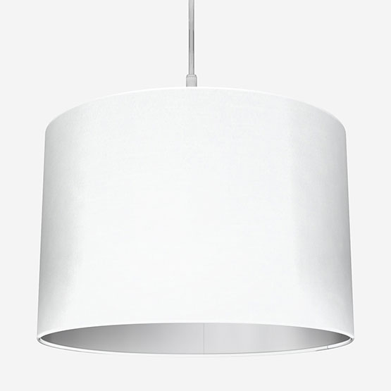 Crushed Silk White Lamp Shade