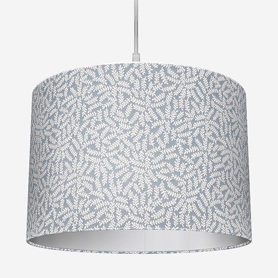 Touched By Design Ficus Leaf Sky Blue lamp_shade