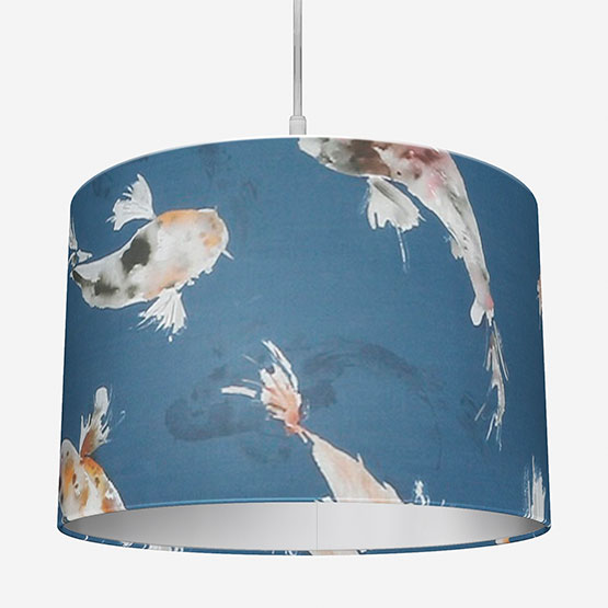 Voyage Koi Carp Cobalt lamp_shade