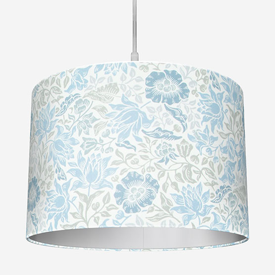 William Morris Mallow Denim and Ivory Lamp Shade