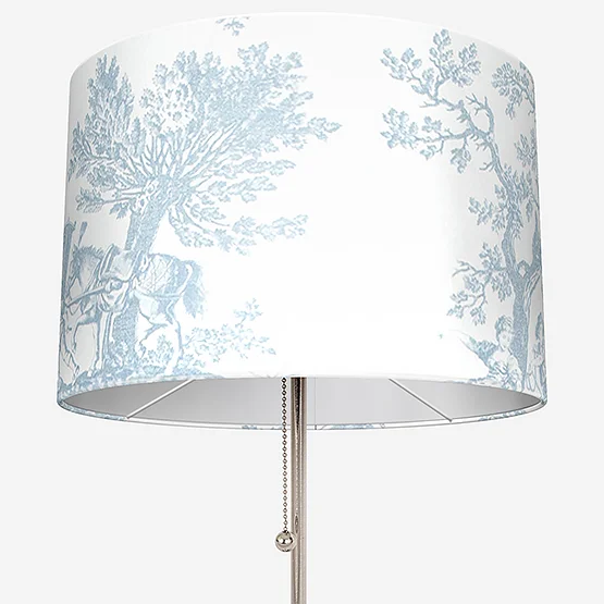 Camengo Cadence Tissu Bleu Porcelaine lamp_shade