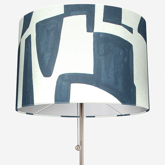 Camengo Miwok Indigo lamp_shade