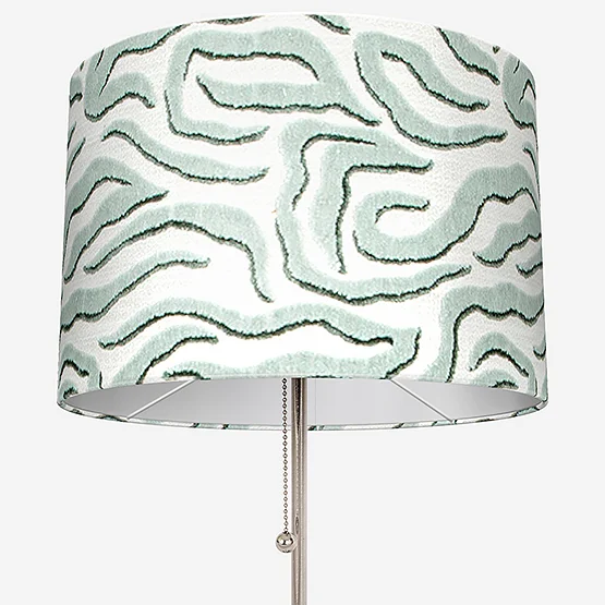 Camengo Ophea Velvet Azur lamp_shade