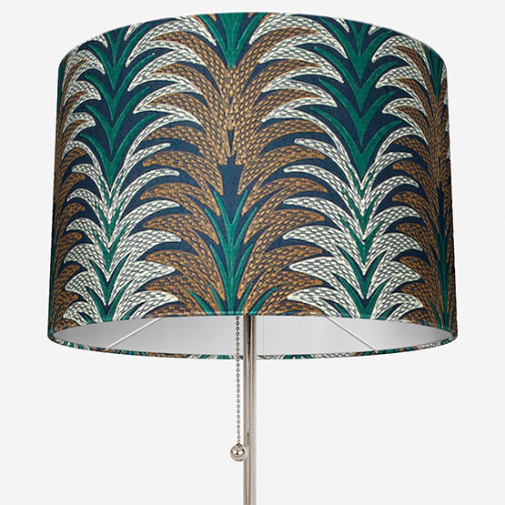 Casamance Belle Etoile Petrole Mordore lamp_shade