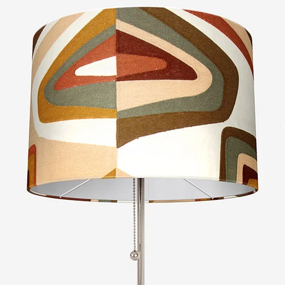 Casamance West Dream Orange Brule Ocre lamp_shade