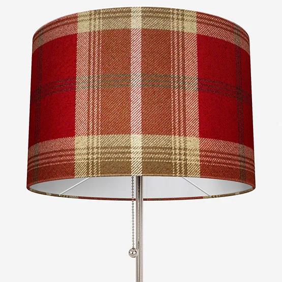 Balmoral Red lamp_shade