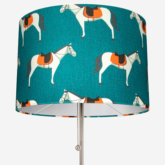 Fryetts Cheval Teal lamp_shade