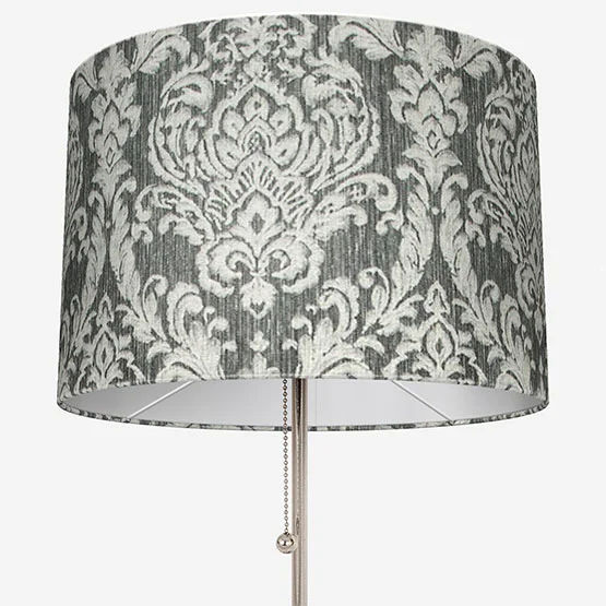 Classic Damask Charcoal lamp_shade