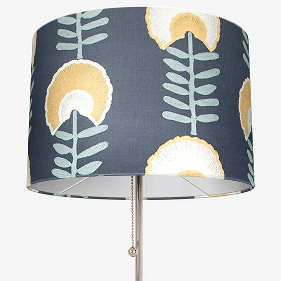 Scandi Floral Ochre lamp_shade