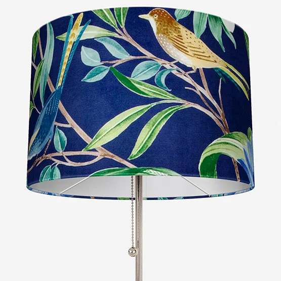 Shangri La Navy lamp_shade