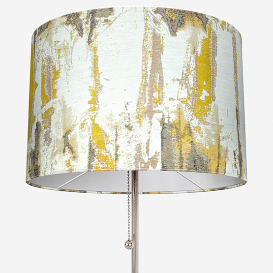 Harlequin Eco Takara Ochre and Temple Grey lamp_shade