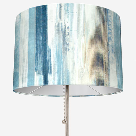 Harlequin Estrato Denim Sky and Nude lamp_shade