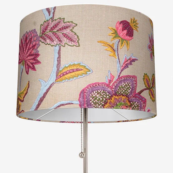 Chanderi Cerise lamp_shade