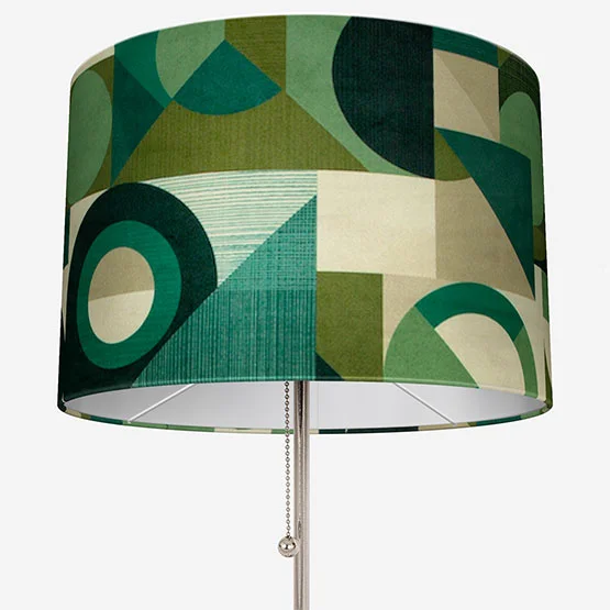 Geometrica Velvet Jadeite lamp_shade