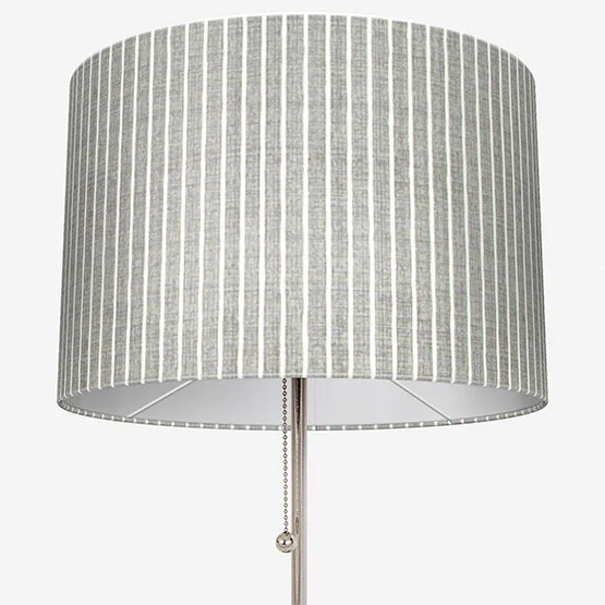 Pencil Stripe Pewter lamp_shade