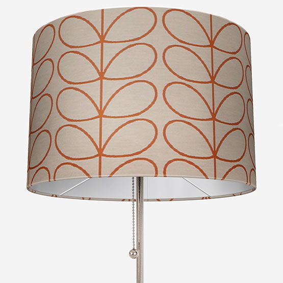 Orla Kiely Woven Linear Stem Orange lamp_shade