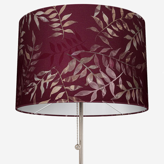 Sonova Studio Kaleidoscope Leaves Berry red lamp_shade