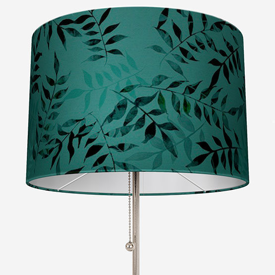 Sonova Studio Kaleidoscope Leaves Teal lamp_shade